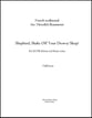 Shepherd, Shake Off Your Drowsy Sleep! for SATB chorus and brass octet Instrumental Parts choral sheet music cover